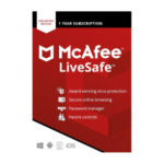 McAfee LiveSafe Unlimited Devices One-Year License
