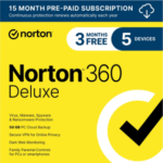 Norton 360 Deluxe Antivirus with VPN and Backup
